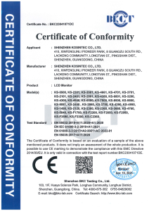EMC证书-BKC23041071DC-SHENZHEN KOSINTEC CO-LCD Monitor-KS-5500-EMC Cert(2)_00